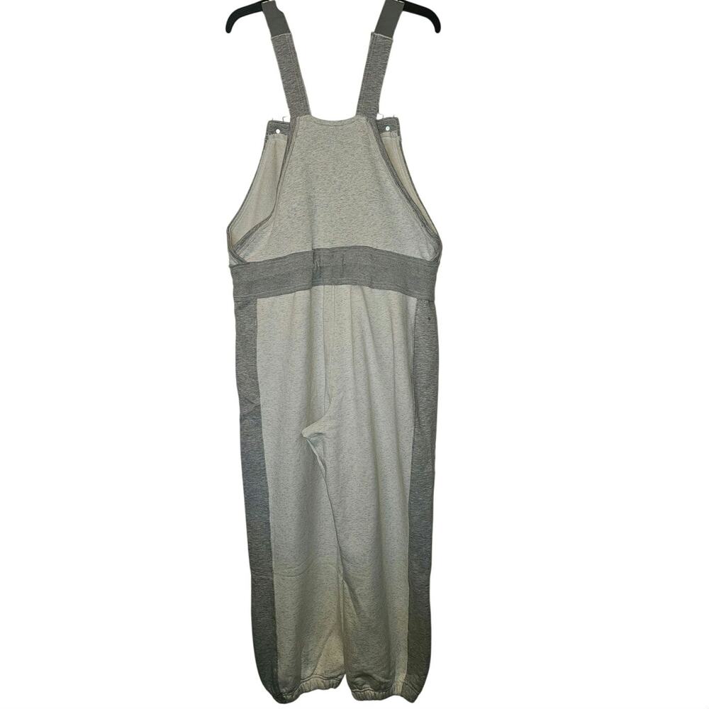 New Free People MOVEMENT Making It Overalls $168 X-LARGE Heather Grey Combo - Picture 6 of 7